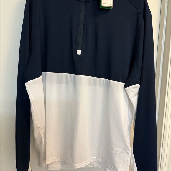 Ralph Lauren RLX Navy and White Peached Airflow-lsl-hzp Jacket - Picture 4 of 6